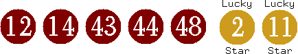 12 14 43 44 48 (02 11)