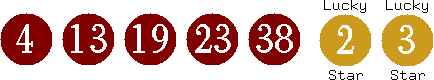 04 13 19 23 38 (02 03)