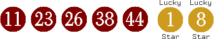 11 23 26 38 44 (01 08)