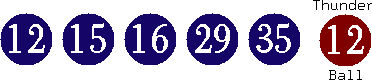 12 15 16 29 35 (12)