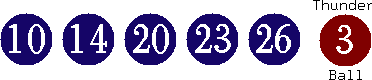 10 14 20 23 26 (03)