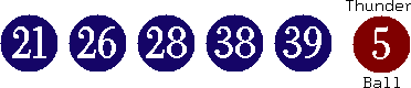 21 26 28 38 39 (05)