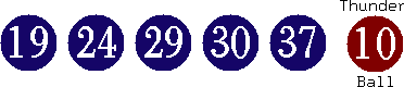 19 24 29 30 37 (10)