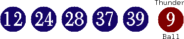 12 24 28 37 39 (09)