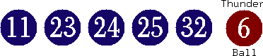 11 23 24 25 32 (06)