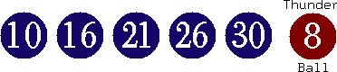 10 16 21 26 30 (08)