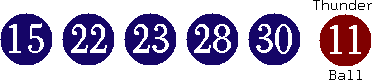 15 22 23 28 30 (11)