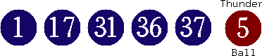 01 17 31 36 37 (05)
