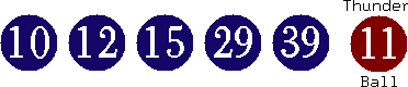 10 12 15 29 39 (11)