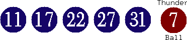 11 17 22 27 31 (07)