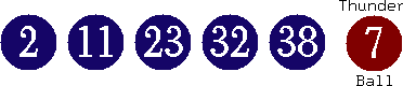 02 11 23 32 38 (07)