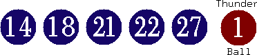 14 18 21 22 27 (01)