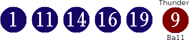 01 11 14 16 19 (09)