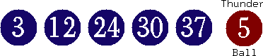 03 12 24 30 37 (05)