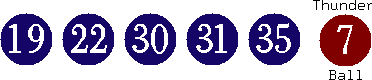 19 22 30 31 35 (07)