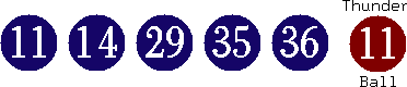 11 14 29 35 36 (11)