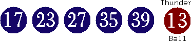 17 23 27 35 39 (13)