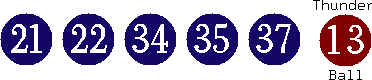 21 22 34 35 37 (13)