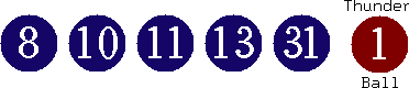 08 10 11 13 31 (01)