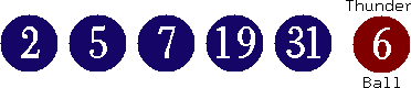 02 05 07 19 31 (06)