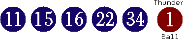 11 15 16 22 34 (01)