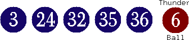 03 24 32 35 36 (06)