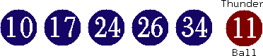 10 17 24 26 34 (11)