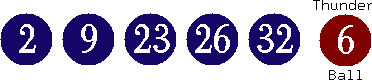 02 09 23 26 32 (06)
