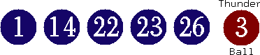 01 14 22 23 26 (03)