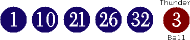 01 10 21 26 32 (03)