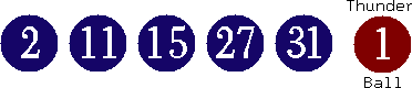02 11 15 27 31 (01)