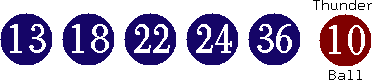 13 18 22 24 36 (10)