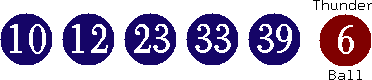 10 12 23 33 39 (06)