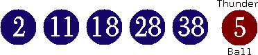 02 11 18 28 38 (05)