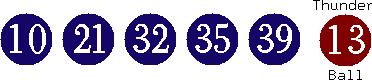 10 21 32 35 39 (13)