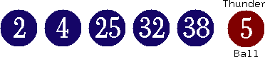 02 04 25 32 38 (05)