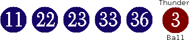 11 22 23 33 36 (03)