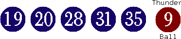 19 20 28 31 35 (09)