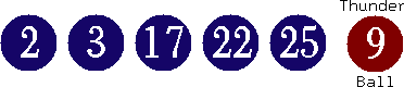 02 03 17 22 25 (09)