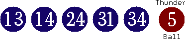 13 14 24 31 34 (05)