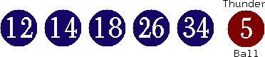 12 14 18 26 34 (05)