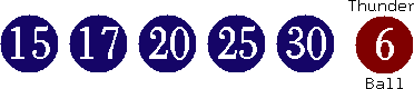 15 17 20 25 30 (06)