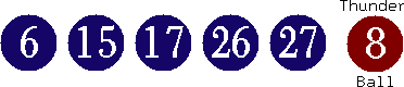 06 15 17 26 27 (08)