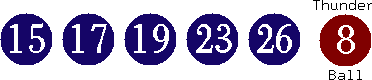 15 17 19 23 26 (08)