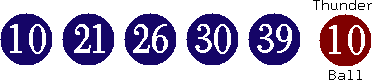 10 21 26 30 39 (10)