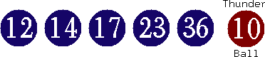 12 14 17 23 36 (10)