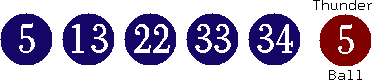 05 13 22 33 34 (05)