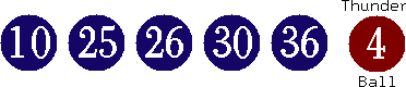 10 25 26 30 36 (04)