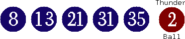 08 13 21 31 35 (02)