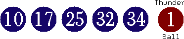 10 17 25 32 34 (01)